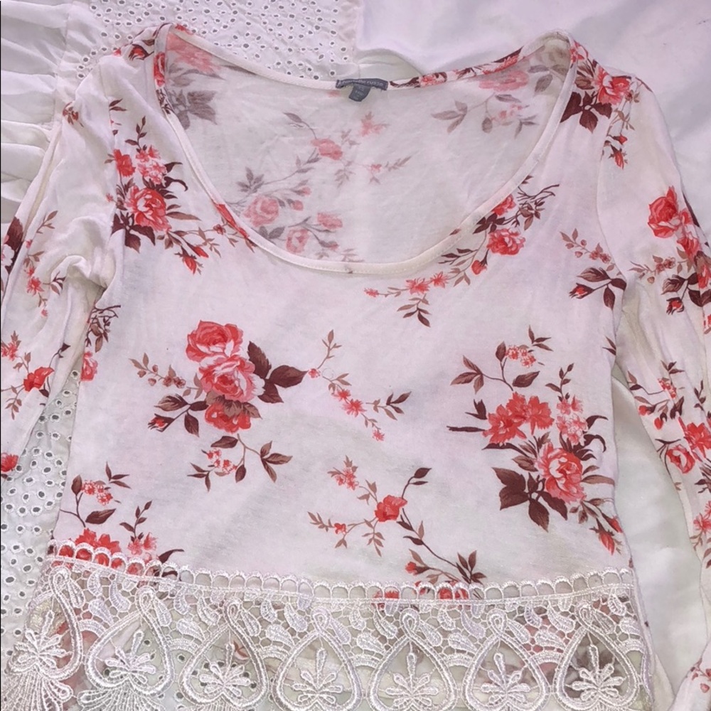 Floral crop top